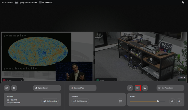 Comment configurer un appareil Wolfvision Cynap