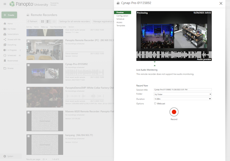 Comment configurer un appareil Wolfvision Cynap
